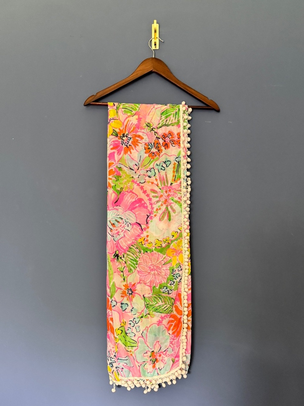 Lilly Pulitzer for Target "Nosey Posey" scarf in EUC
